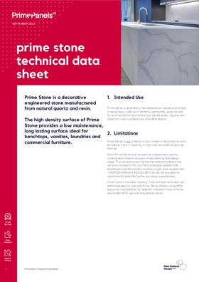 Prime Stone Technical Data Sheet