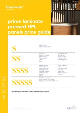 Prime Laminate Pressed HPL Panel Price Guide